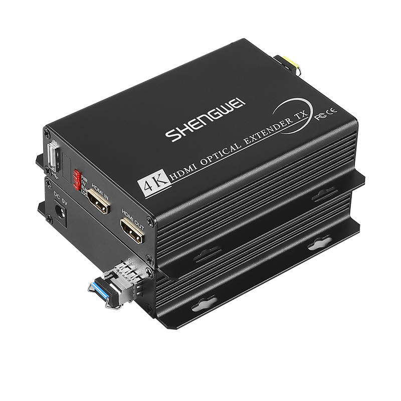 BHGD224K 無(wú)損壓縮全高清HDMI視頻光端機(jī)1路4K視頻+USB 光纖延長(zhǎng)器LC接口20KM一對(duì)