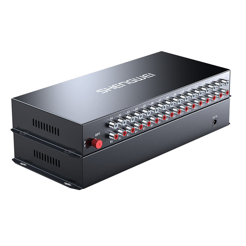 DGDJ16AA 蓮花頭音頻光端機(jī) 語(yǔ)音廣播工程級(jí)光纖轉(zhuǎn)換器 16路雙向FC單模單纖音頻延長(zhǎng)器