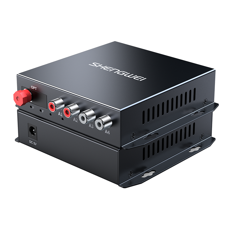 DGDJ02AA 蓮花頭音頻光端機(jī) 語(yǔ)音廣播工程級(jí)光纖轉(zhuǎn)換器 2路雙向FC單模單纖音頻延長(zhǎng)器